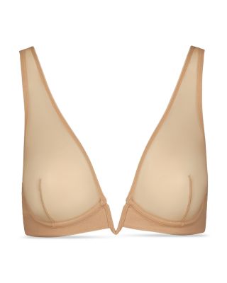 Mesh Plunge Underwire Bra