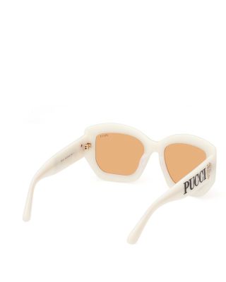 Geometric Sunglasses, 54mm
