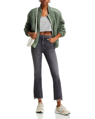 THE INSIDER CROP STEP FRAY LIMITED EDITION | MOTHER DENIM