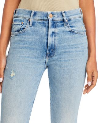 The Insider Flood Fray Jeans in Peak A Boo