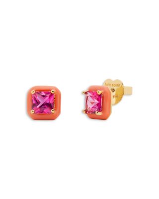 kate spade new york Framed Square Cubic Zirconia Stud Earrings