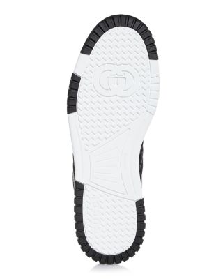 Men&#39;s Re-Web Low Top Canvas and Leather Sneakers