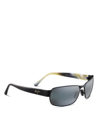 Black Coral Rectangular Sunglasses, 65mm