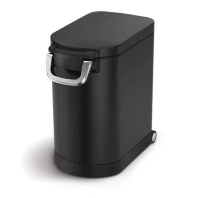 simplehuman - Medium Pet Food Can, Steel Storage Container