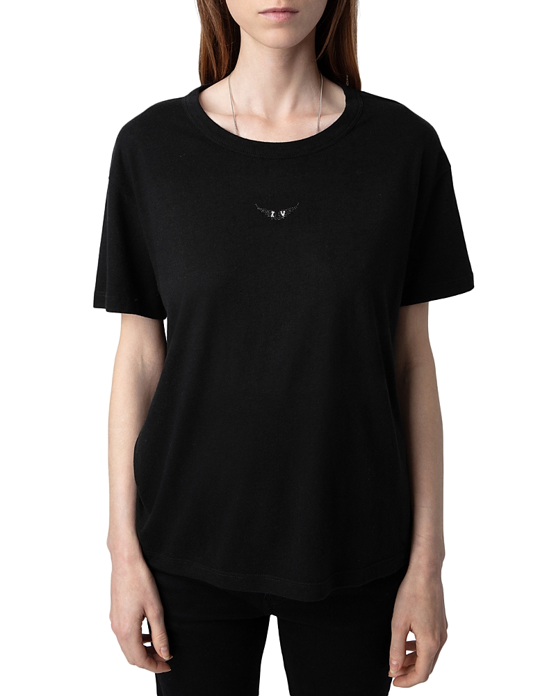 Zadig & Voltaire Mar Rhinestone Wings Tee