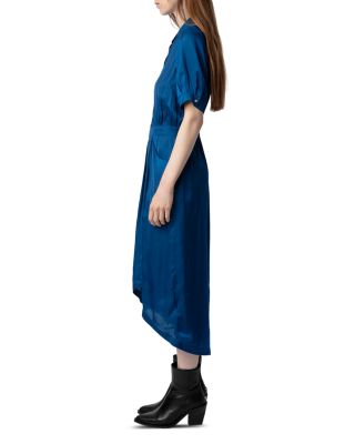 Rima Satin Midi Dress