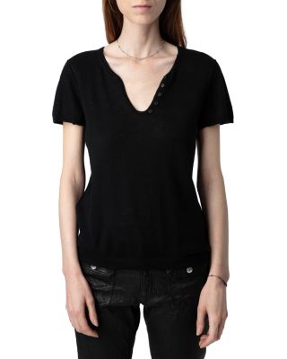 Zadig & Voltaire - Celsy Cashmere Henley Sweater