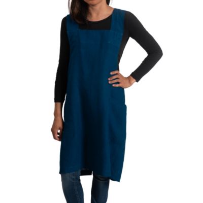 Firenze Stone Washed Linen Smock Apron