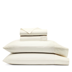 Boll & Branch Signature Organic Cotton Hemmed Sheet Set, King With Standard Pillowcases In Cream