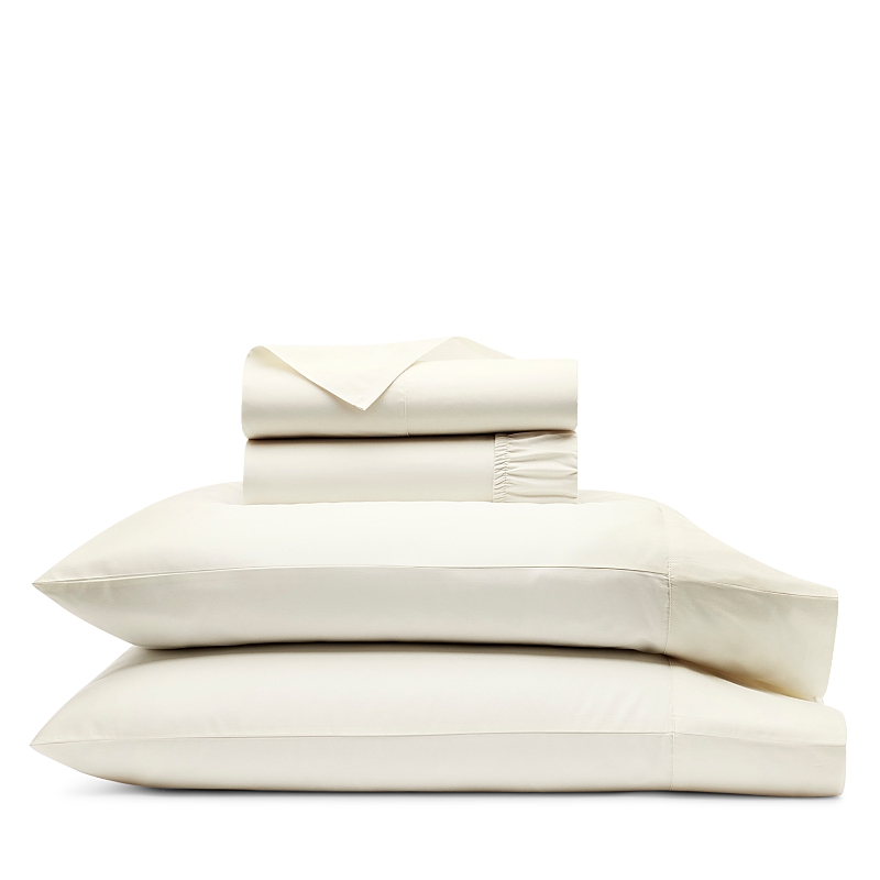 Boll & Branch Signature Organic Cotton Hemmed Sheet Set, Split King In Neutral