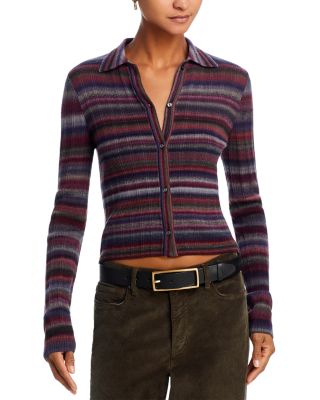 RE/DONE - Ribbed Polo Cardigan