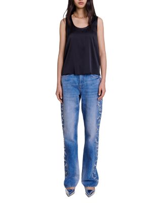 Lourma Silk Blend Sleeveless Top