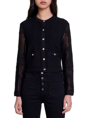 Maje - Mitaly Crochet Cardigan