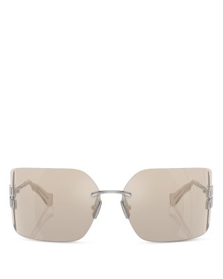 Metal Shield Sunglasses, 80mm