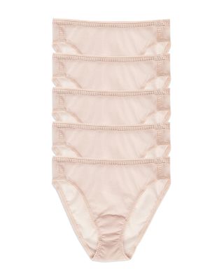 Mesh High Cut Briefs, Set of 5