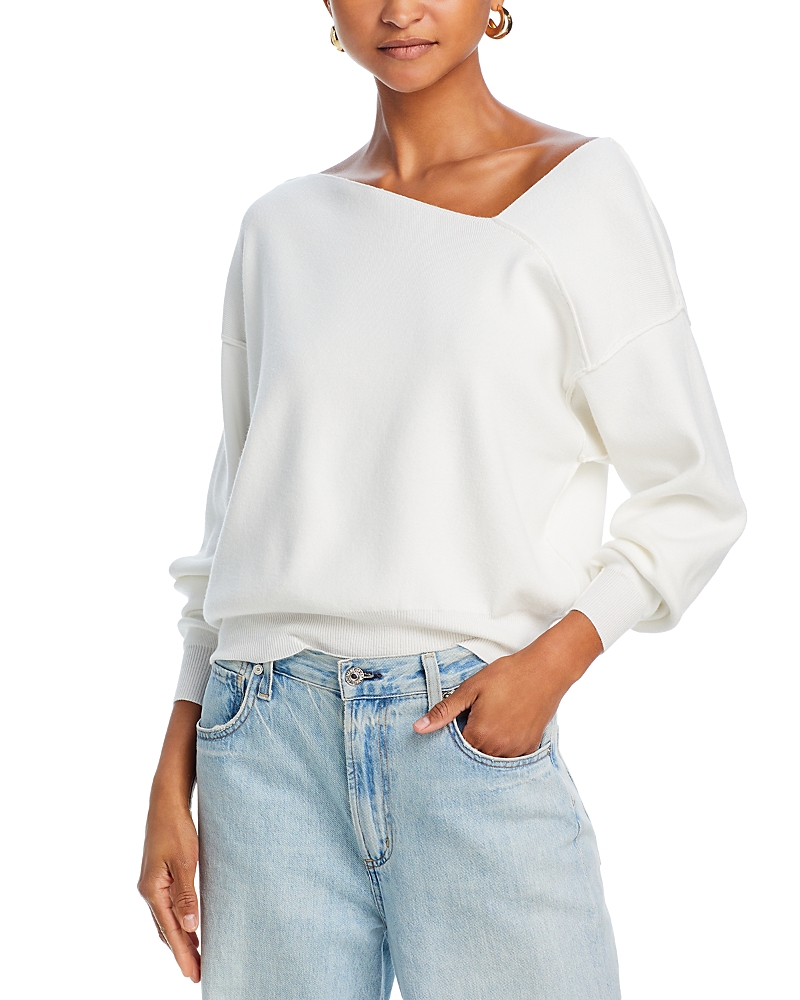 Line & Dot Favorite Geometric Neck Sweater