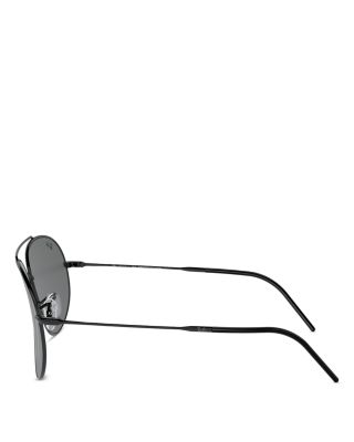Aviator Reverse Sunglasses, 62mm