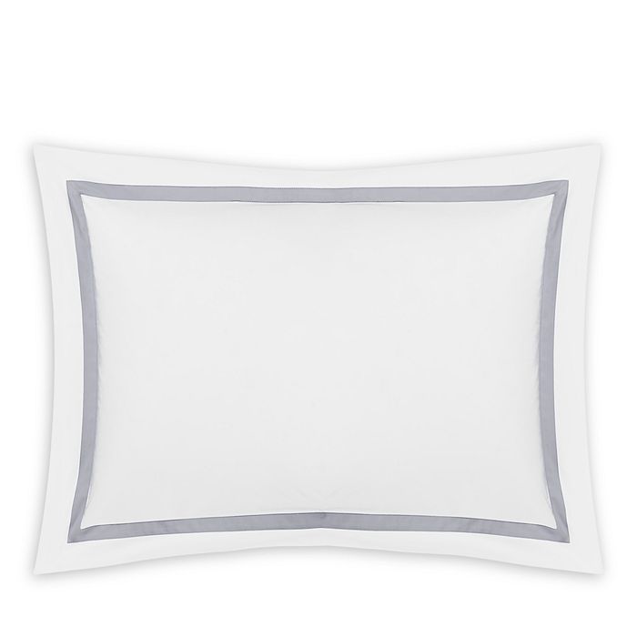 Matouk Lowell 600 Thread Count Set Of 2 Pillowcases In Platinum