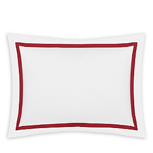 Matouk Lowell King Sham In Scarlet