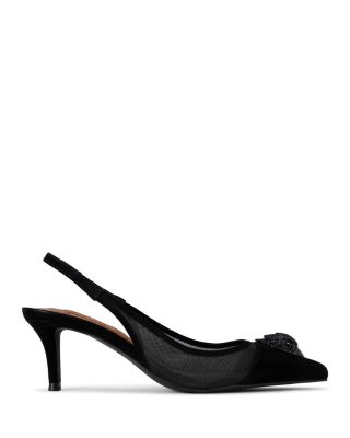 KURT GEIGER LONDON - Women's Belgravia Mesh Slingback Pumps