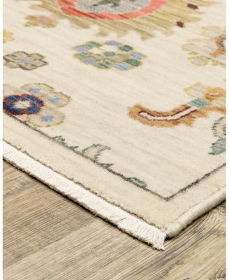 Oriental Weavers Lucca 5507W Runner Area Rug, 2' x 6'