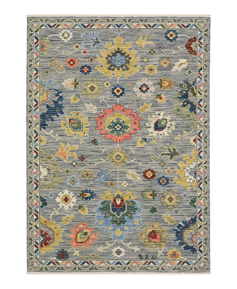 Oriental Weavers Lucca 2888g Area Rug, 6'7 X 9'6 In Grey