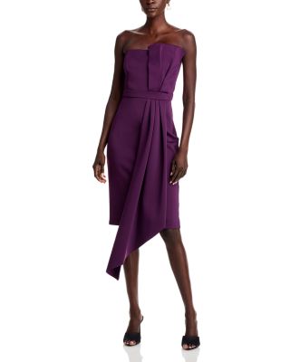 Asymmetric Draped Dress