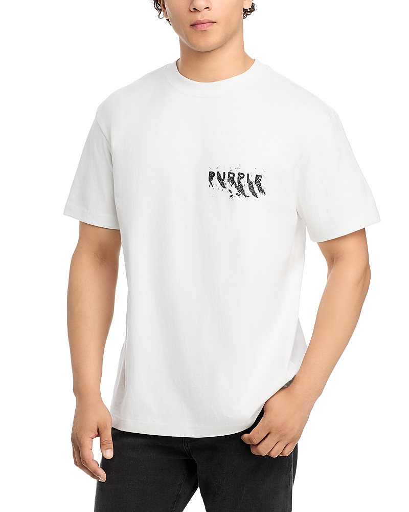 Purple Brand Double Logo Tee