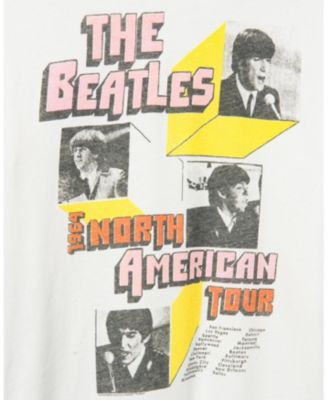 Unisex The Beatles North American Tour 3D Boxes Vintage Tee