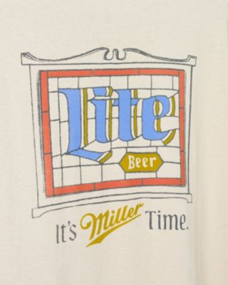 Miller Lite Stain Glass Flea Market Tee