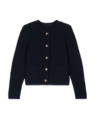 Gaspard Crewneck Cardigan Sweater