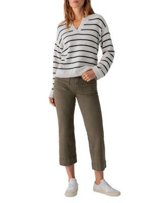 The Marine Cropped Wide Leg Pants