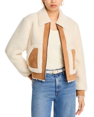 AQUA - Faux Shearling Jacket - Exclusive