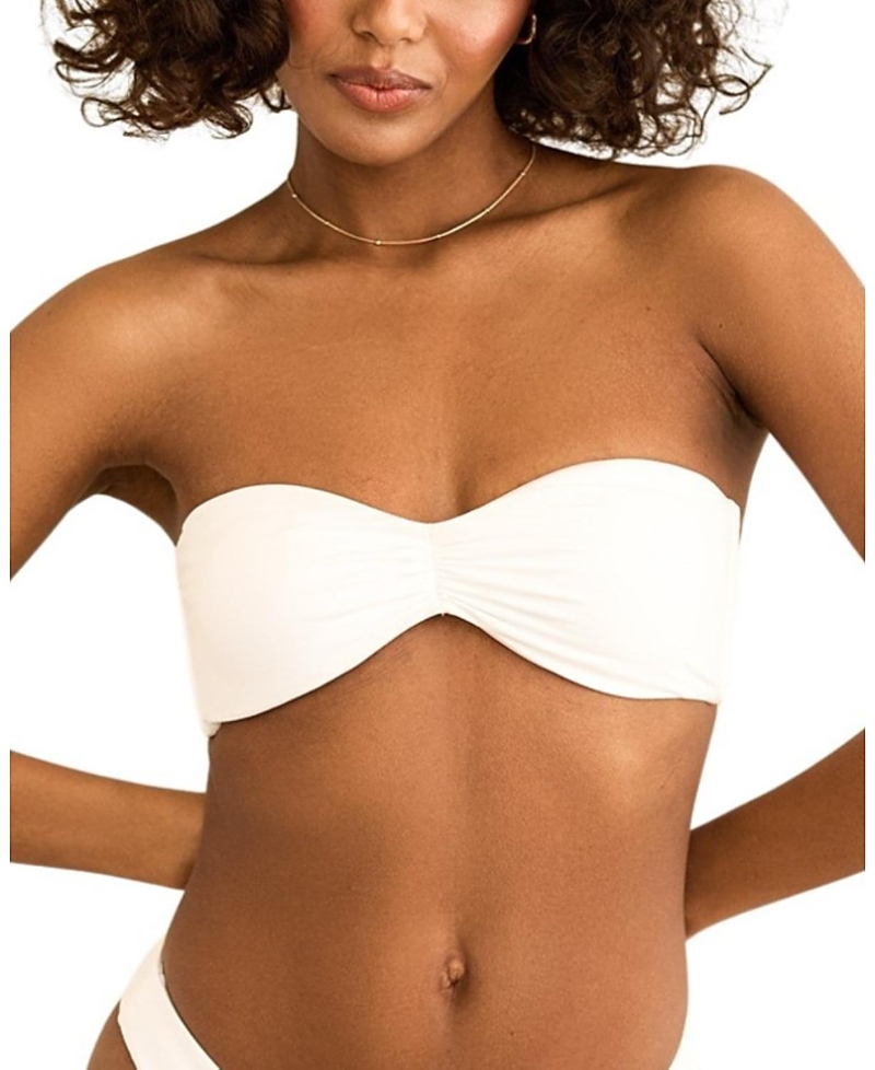 Dippin Daisys Hudson Bandeau Bikini Top In White