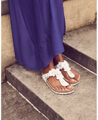 Women&#39;s Gizeh Flowers Thong Sandals