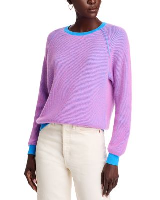 Jumper 1234 Cashmere Ribbed Crewneck Sweater Bloomingdale s