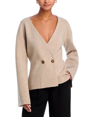 rag & bone - Lori Wool Blend V Neck Cardigan Sweater