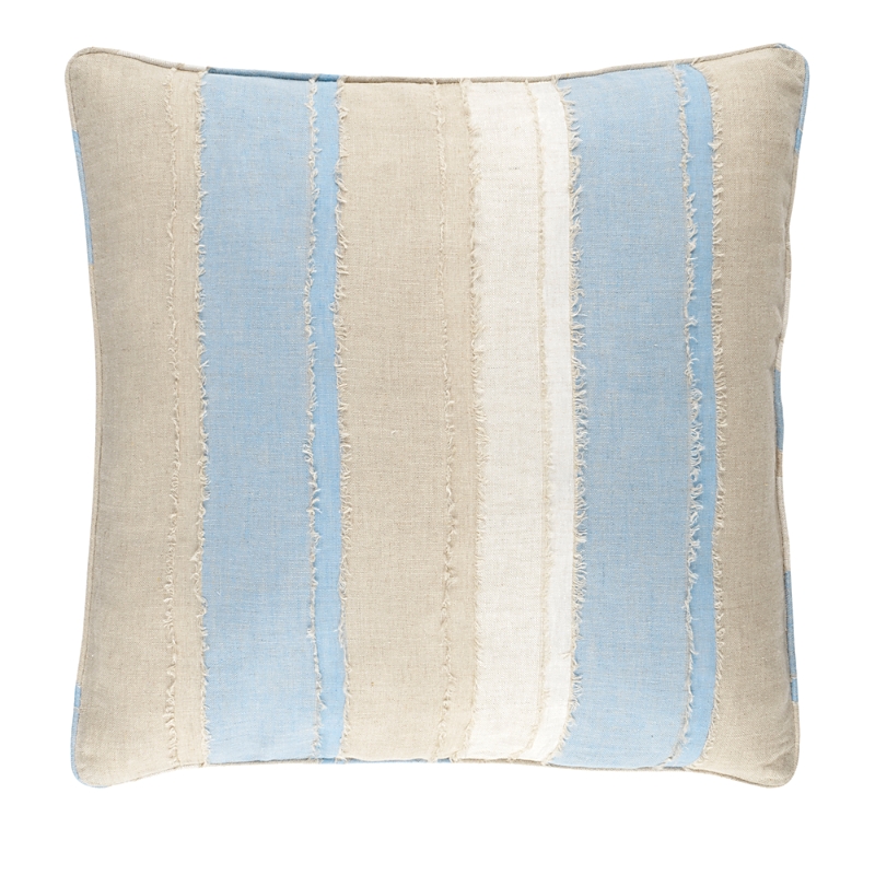 Annie Selke Moon Hills Linen Euro Sham In Lapis