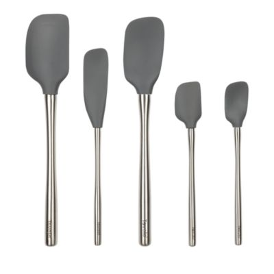 Flex-Core Silicone and Stainless Steel 5-Piece Spatula Set