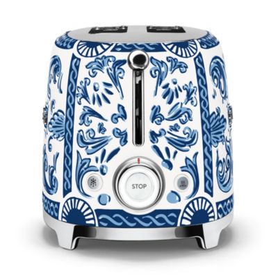 Dolce &amp; Gabbana 50&#39;s Retro Style Aesthetic Blu Mediterraneo 2 Slice Toaster