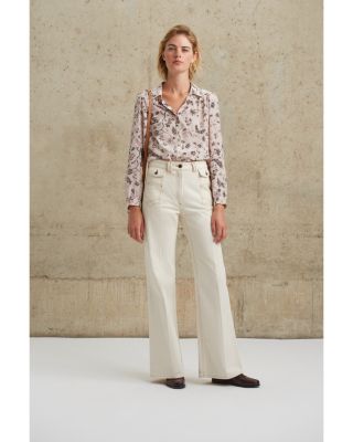 Ana Flared Jeans in White