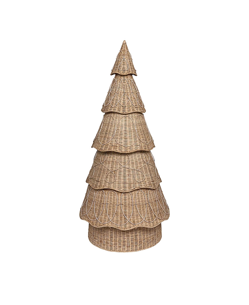 Juliska Provence Rattan Whitewash 5-inch Tree In Natural