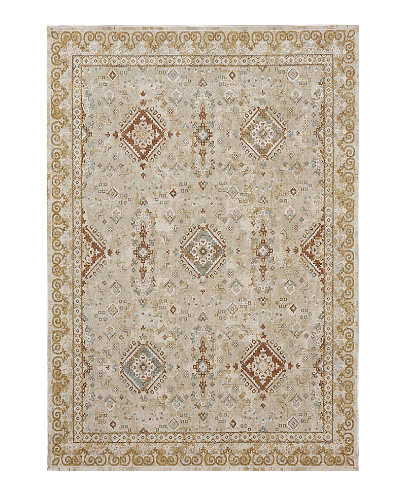 Karastan Windermere Ravenglass Area Rug, 6'6 X 9'10 In Cream