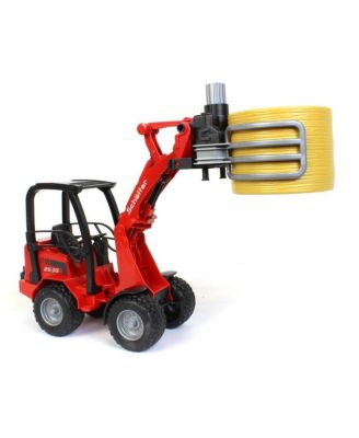  Schaffer Compact Loader with Bale Gripper and a Round Bale 2-4 - Ages 5-7