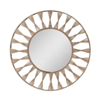 Woven Ojai Round Mirror