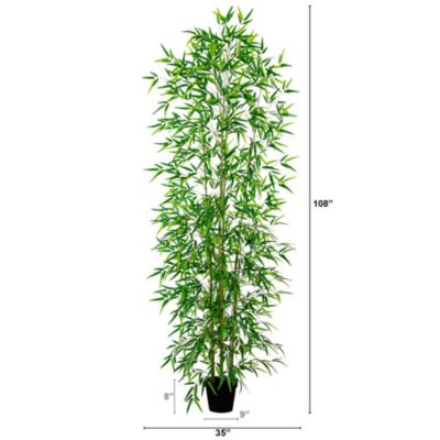 9' Artificial Green Bamboo Tree