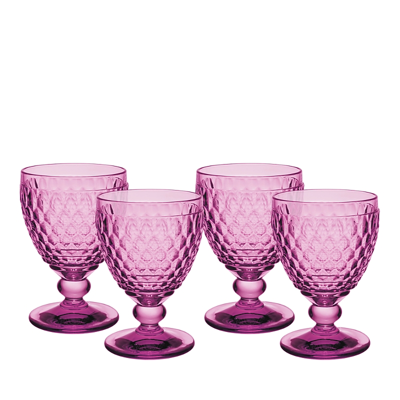 Villeroy & Boch Boston Goblet, Set Of 4 In Purple