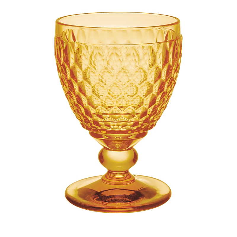 Villeroy & Boch Boston Goblet, Set Of 4 In Orange