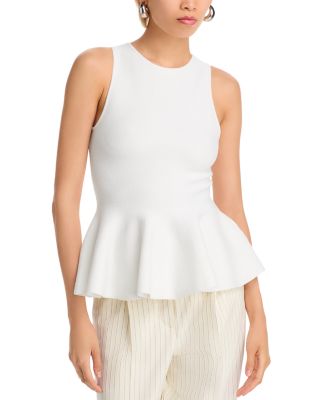 Aqua Knit Peplum Top - Exclusive