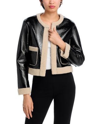 STEVE MADDEN - Fienne Faux Leather Jacket